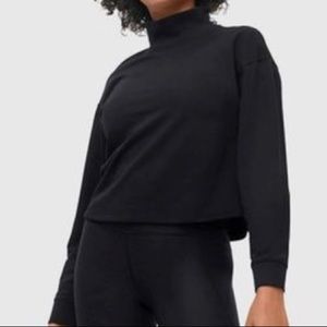 Outdoor Voices Black Mockneck